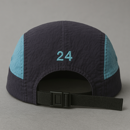 5 Panel Work Cap- Blue
