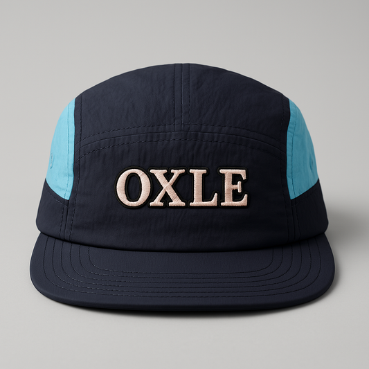 5 Panel Work Cap- Blue